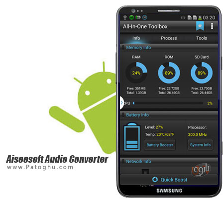 مجموعه ابزار بهینه ساز کامل اندروید All-In-One Toolbox Pro v4.2 مجموعه ابزار بهینه ساز کامل اندروید All-In-One Toolbox Pro v4.2